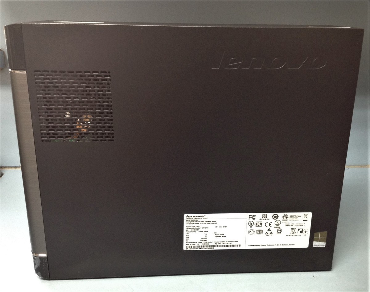 Lenovo IdeaCentre Slim H505S Desktop PC w/ power adapter & Dell
