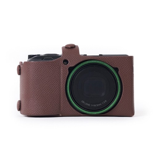 Handmade Genuine Leather Camera Cases Portable Bags Cover Fit For Ricoh GR3/GR3X - Picture 34 of 48