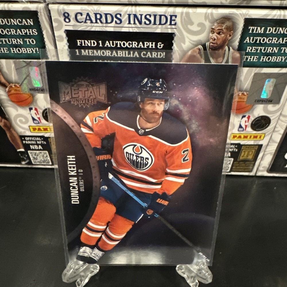 2021-22 NHL Metal Universe Duncan Keith Base #92 Edmonton Oilers
