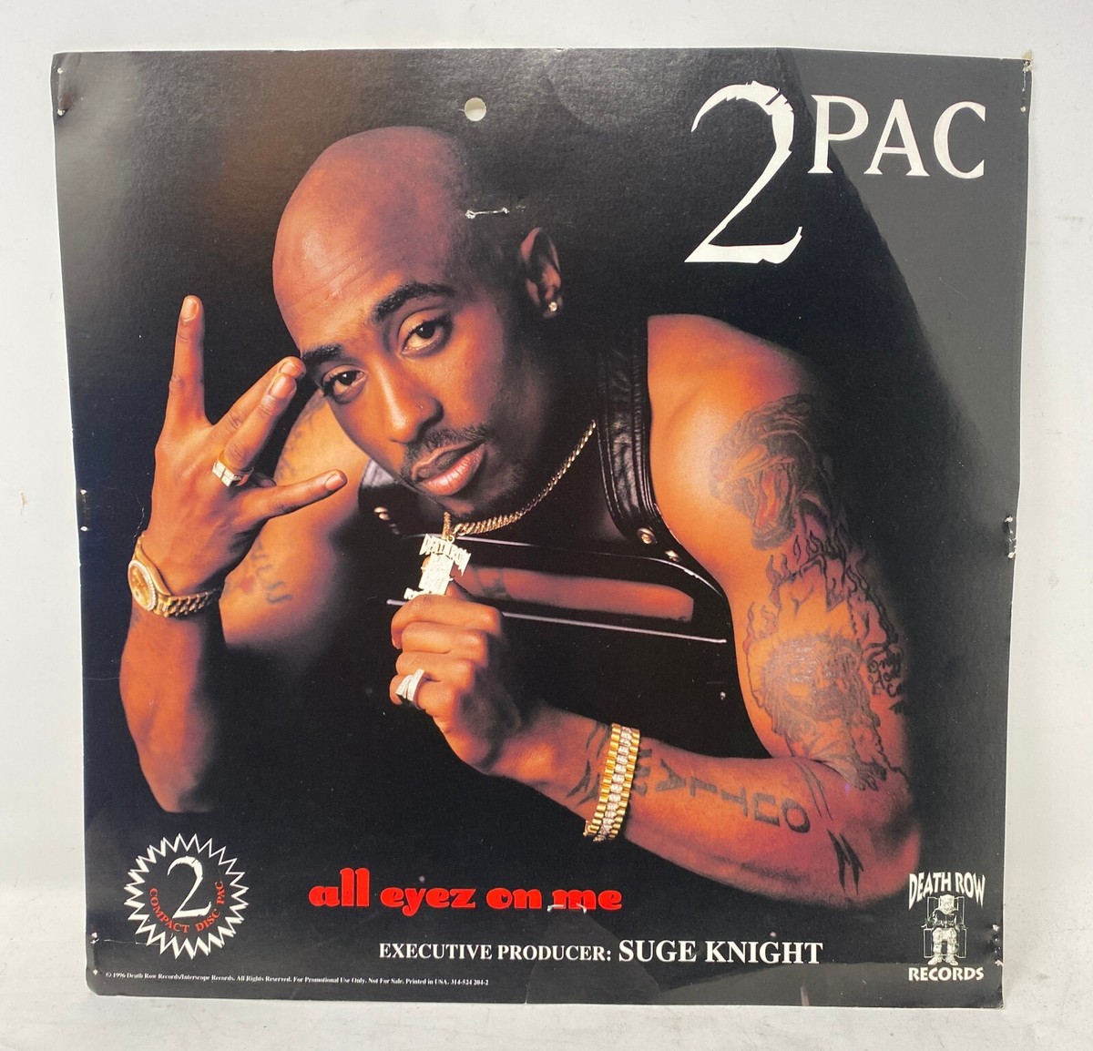 Original Poster Flat: 2Pac/Tupac: All Eyez On Me: 12x12