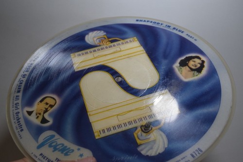 78 RPM VOGUE PICTURE DISC R726 BLUE SKIES RHAPSODY IN BLUE HOUR OF CHARM RECORD - Picture 23 of 24