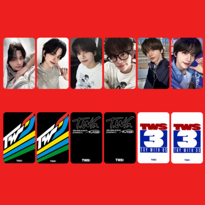 6pcs/set TWS Member TRY WITH US MINI3 Self Made Photo Cards