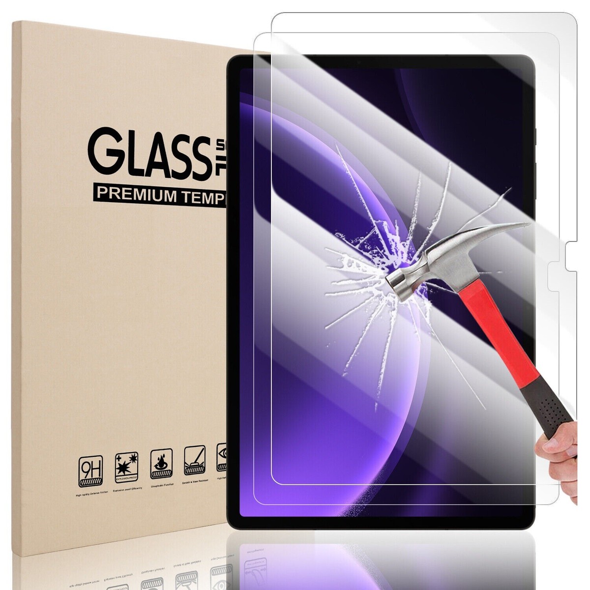 9H Tempered Glass for Lenovo Tab M8/M9/M10/M11/P11/P12/K11/K10 Screen  Protector