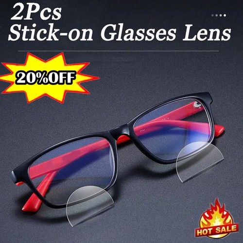 Reusable Lenses Bifocal Liquid Silicone Reading Stick-on Magnification 2PCS USS - Picture 3 of 28
