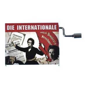 The International In Box Socialist Anthem Crank Music Box Ebay