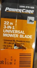PowerCare 22” 3-in-1 universal mower blade 1006 878 925 Blade Only