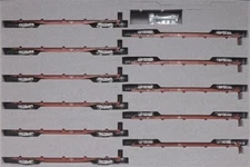 Kato 10-1317 KOKI 50000 (Gray Truck) Containers Unloaded 11-Car Set N Scale