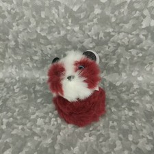 Luna (Panda Rojo) Pomsy Poos Serie 1 Bolso de Peluche Clip Llavero Peluche