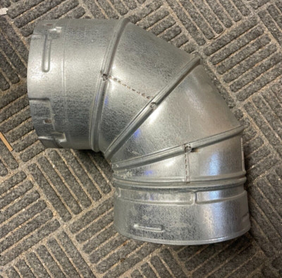 Metal Fab 4d90L Direct Vent System 90 elbow **B24**