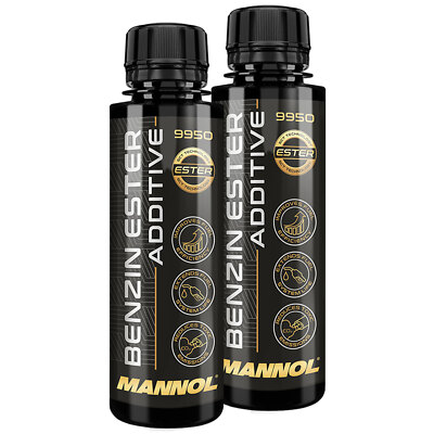 Benzin Kraftstoff System Reiniger 2 X 100 ml Ester Additiv Mannol 9950 Auto PKW