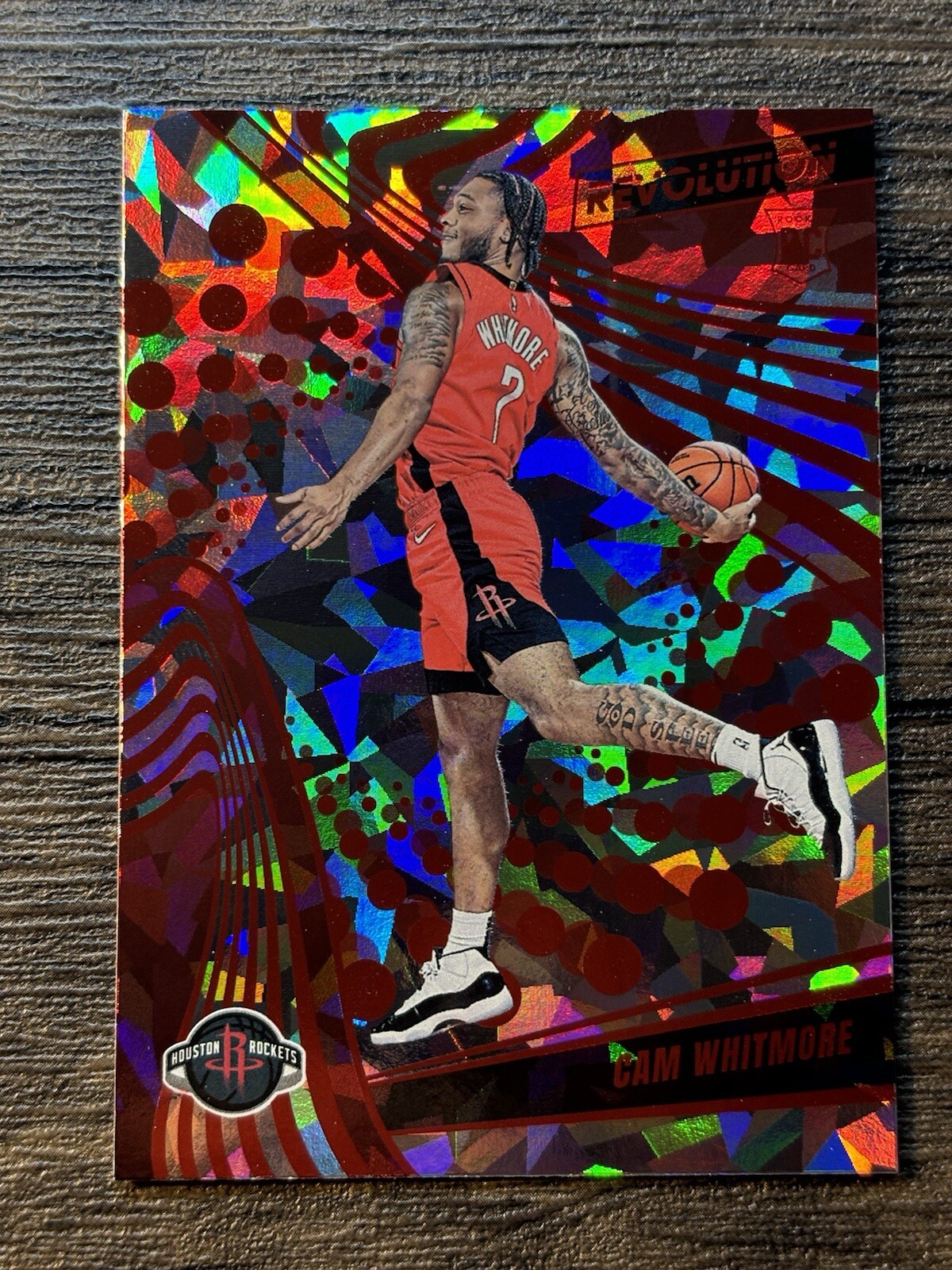 2023/24 Panini Revolution Chinese New Year #111 RC Cam Whitmore Rockets