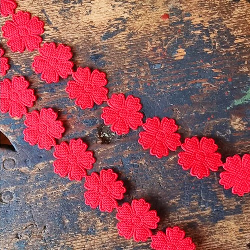 Daisy Peony Margaret Flower trim satin lace ribbon CRAFTS scrapbook craft sewing - Picture 9 of 11