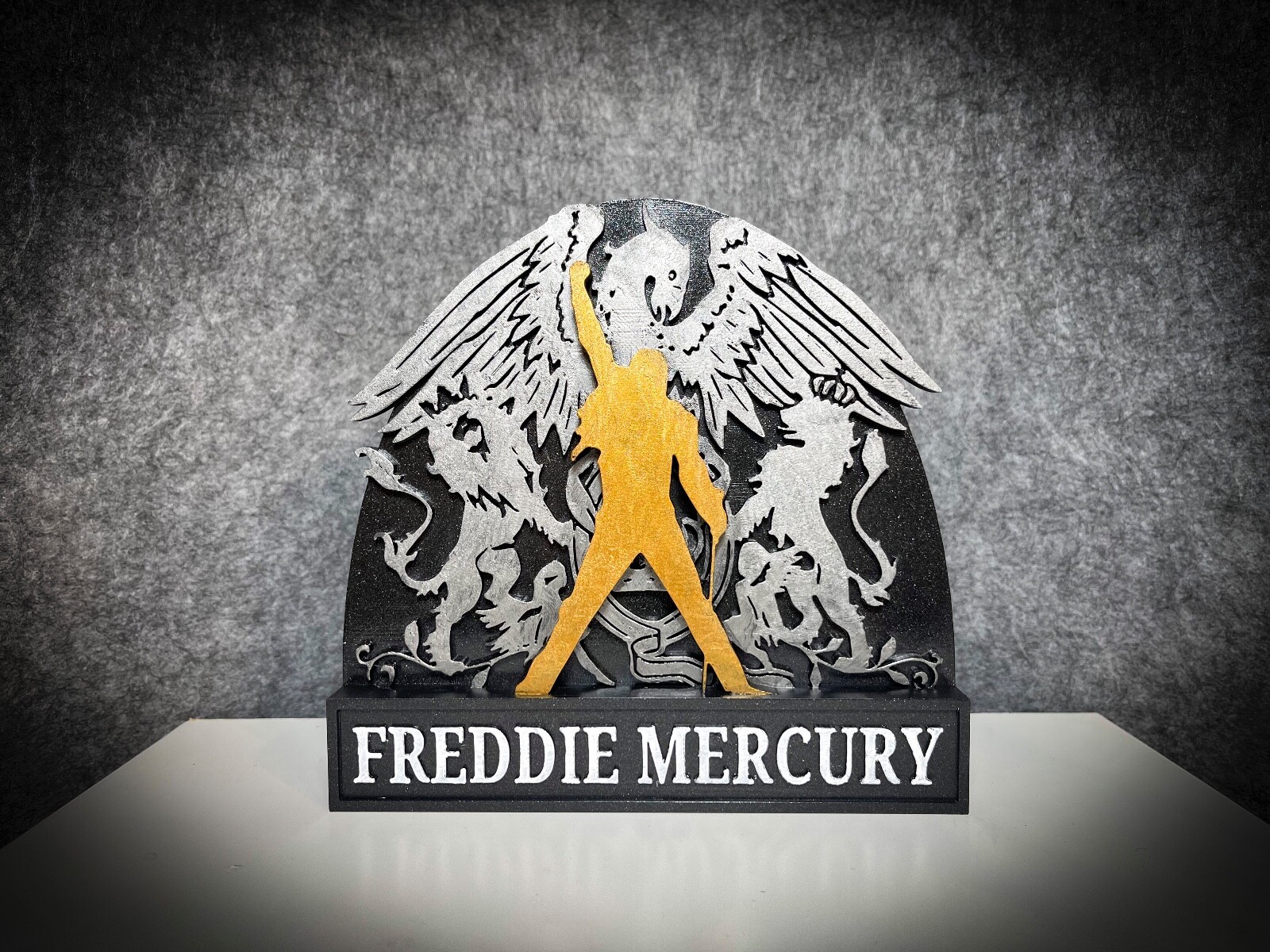 Figura de acción Freddie Mercury Queen nerd geek edición regalo fanático del ...
