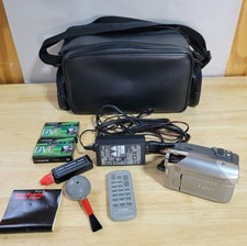 Canon Elura 100 Mini DV Camcorder Video Transfer Bundle with Leather Bag