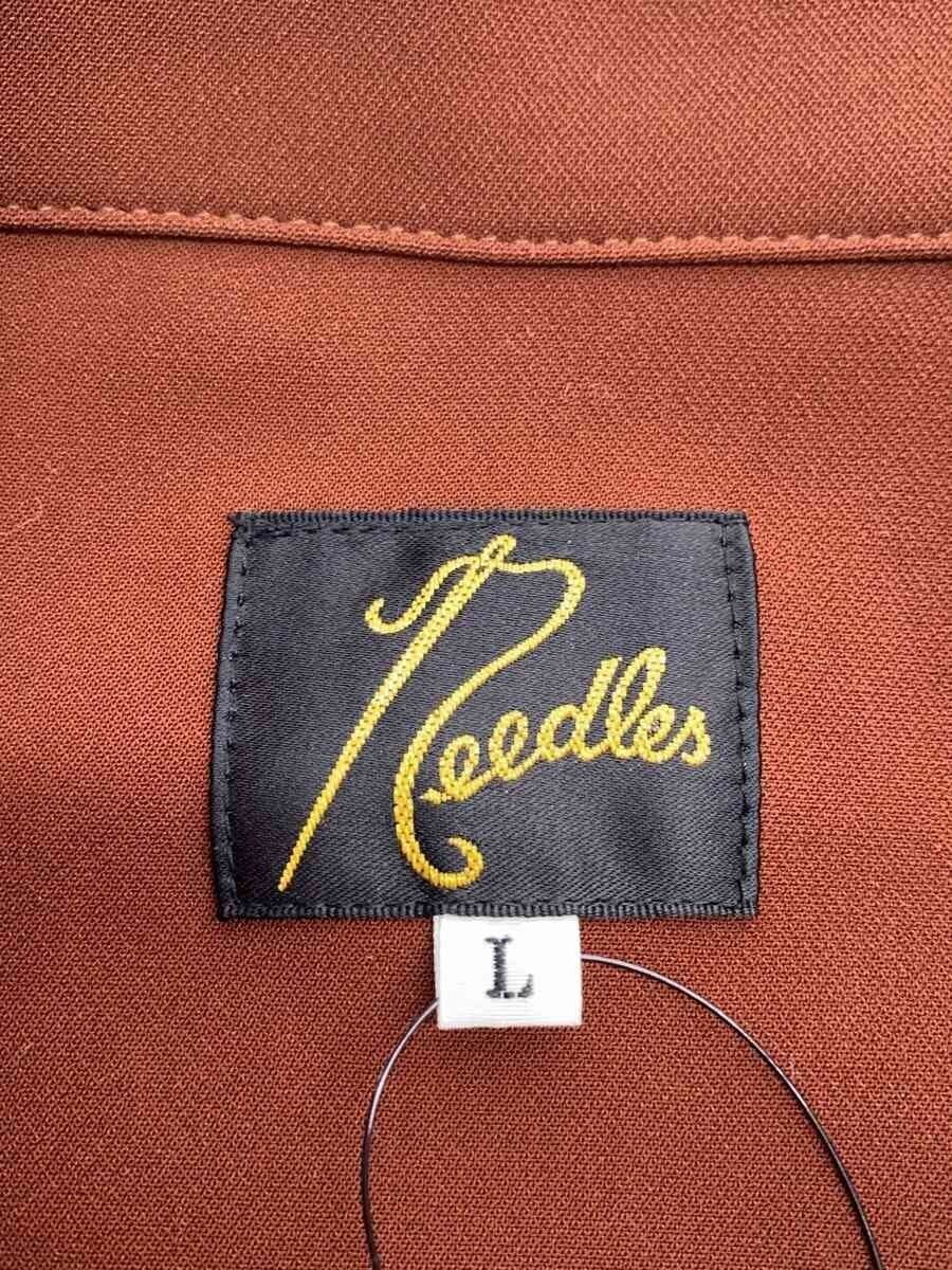 Needles L Polyester Brown Plain Jacket - image 3