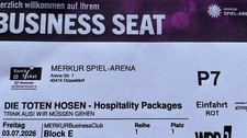 Die toten Hosen 2 VIP Tickets, Düsseldorf,  und 1 Übernachtung im 5 * Hilton 