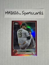 Cole Irvin /25 2022 Topps Chrome RED REFRACTOR #USC129 Dodgers MAKE AN OFFER!