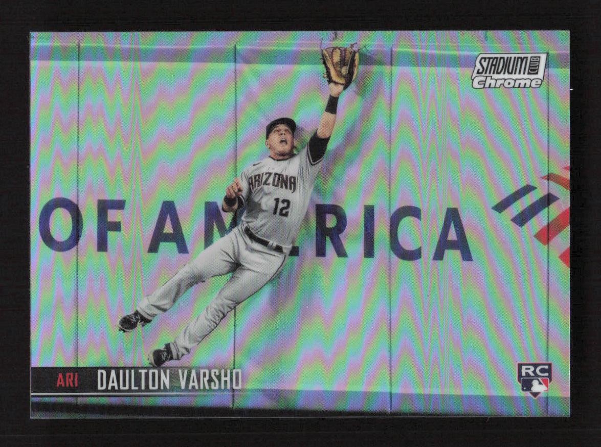 Daulton Varsho 2021 Stadium Club Chrome Pearl White Refractor #/30 #168