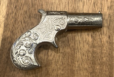 VTG 1959 Mattel Toy Remington 1867 Derringer Pistol Cap Gun Cowboy Belt Buckle