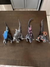 4 set of godzilla action figures lot