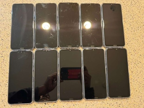 Lot of TEN (10) Nokia G20 128GB 4GB Dual SIM 48MP GSM Unlocked + Extras