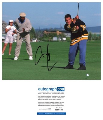 Adam Sandler ''Happy Gilmore'' Autogramm signed 10x8 Foto ACOA