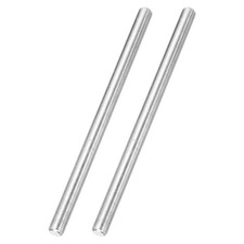 uxcell 2Pcs Fully Threaded Rod, M10 x 1.25mm Pitch M10x1.25mmx150mm, Silver