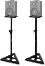 Speaker Stand Pair for Sonos Play 1 & 3 – Height Adjustable 66–132 cm, Heavy-Dut