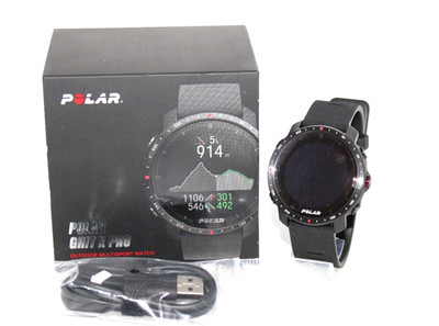 Polar Grit X PRO - Smartwatch - Bluetooth - Neuwertig - Schwarz - M-L