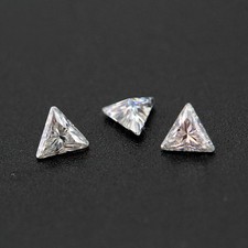 1.30 CT Natural White Diamond Triangle Cut VVS1 D Grade IDGL Certified A2