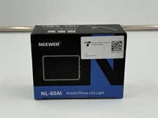 NEEWER Basic Selfie Light with Front & Back Phone Clip, 60 LED 2000mAh Rechargea