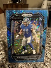 2022 Panini Prizm Rookies No Huddle Blue /79 Malcolm Rodriguez #350 Rookie RC