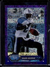 2023 Topps Composite Eddie George Chrome Purple Speckle Refractor #/250 Titans