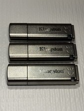 Lot of 3 3x Kingston 16GB DataTraveler Locker G3 Encrypted USB 3.0 Flash Drive