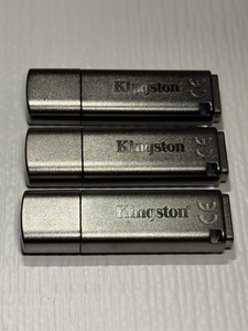 Lot of 3 3x Kingston 16GB DataTraveler Locker+ G3 Encrypted USB 3.0 Flash Drive