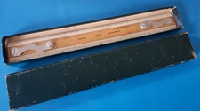 Vintage Keuffel & Esser Paragon Drafting Machine Scale Ruler 12” Wood 5"=1" &4=1