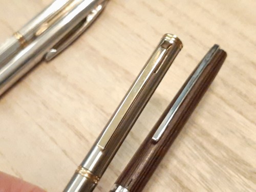 5 Vintage Ballpoint Pen Lot ~ Quill , True, Woodgrain , Cross ? ( Read) - Picture 6 of 8