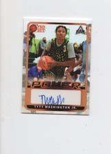 2021-22 Leaf Pro Set Power Basketball TyTy Washington Bronze ARC Auto autograph