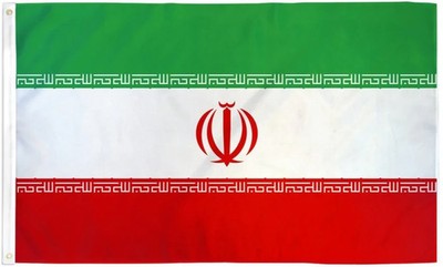 Iran 2x3ft Poly Flag International Iran Dragon Middle East Country National Flag