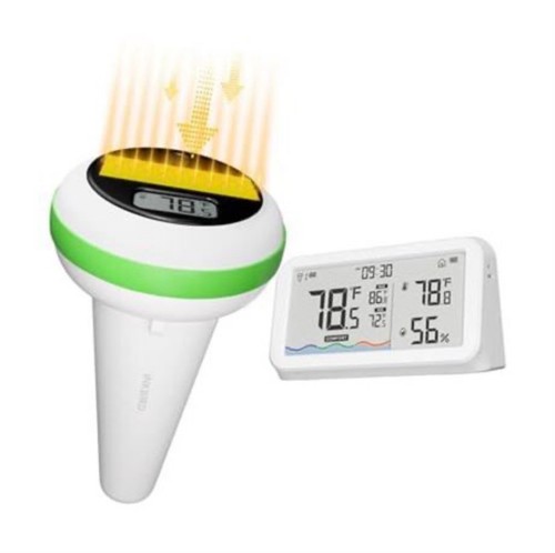 Solar Spa Floating Pool Thermometer Wireless Inkbird IBS-P03R IP68 Waterproof CF