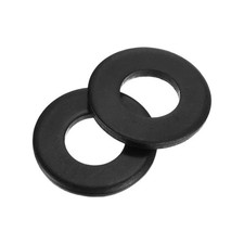 110Pcs Carbon Steel Flat Washers, M8x18x2mm Black Oxidized Grade 8.8 Washer