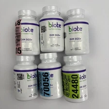 Biote Nutraceutical DIM SGS+ 60 Capsules Hormone Detox Support Soy Free New