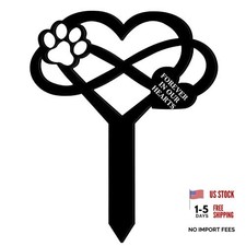 Pet Grave Markers for Dogs Cats, Waterproof Pet Grave Stake Decorations for