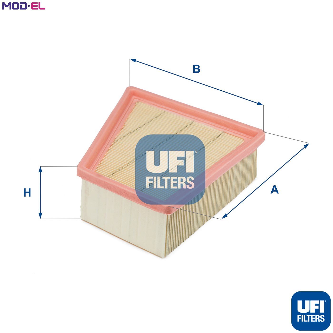 Air filter Filter Insert 30.133.00 UFI for SKODA VW SEAT - Image 3