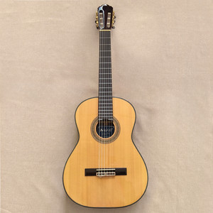 39"  Natural Acoustic Guitar Spruce Solid Top Mahogany Layer Bone Nut  Gigbag