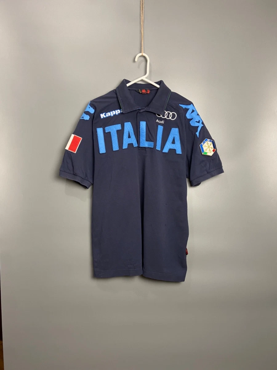 4900/26 FISI KAPPA Polo Estrel Homme Falconeri Équipe Italie AUDI