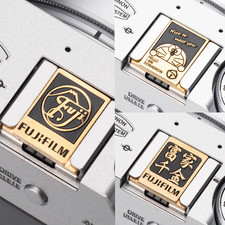 For Canon Sony Nikon Fuji and other Brass Hot Shoe Cover Shutter Button