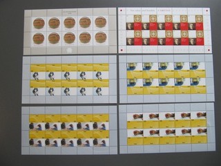 Deutschland Gültige Frankaturware 60 x 0 55 € = 33 00 € in Zehnerbögen (3)
