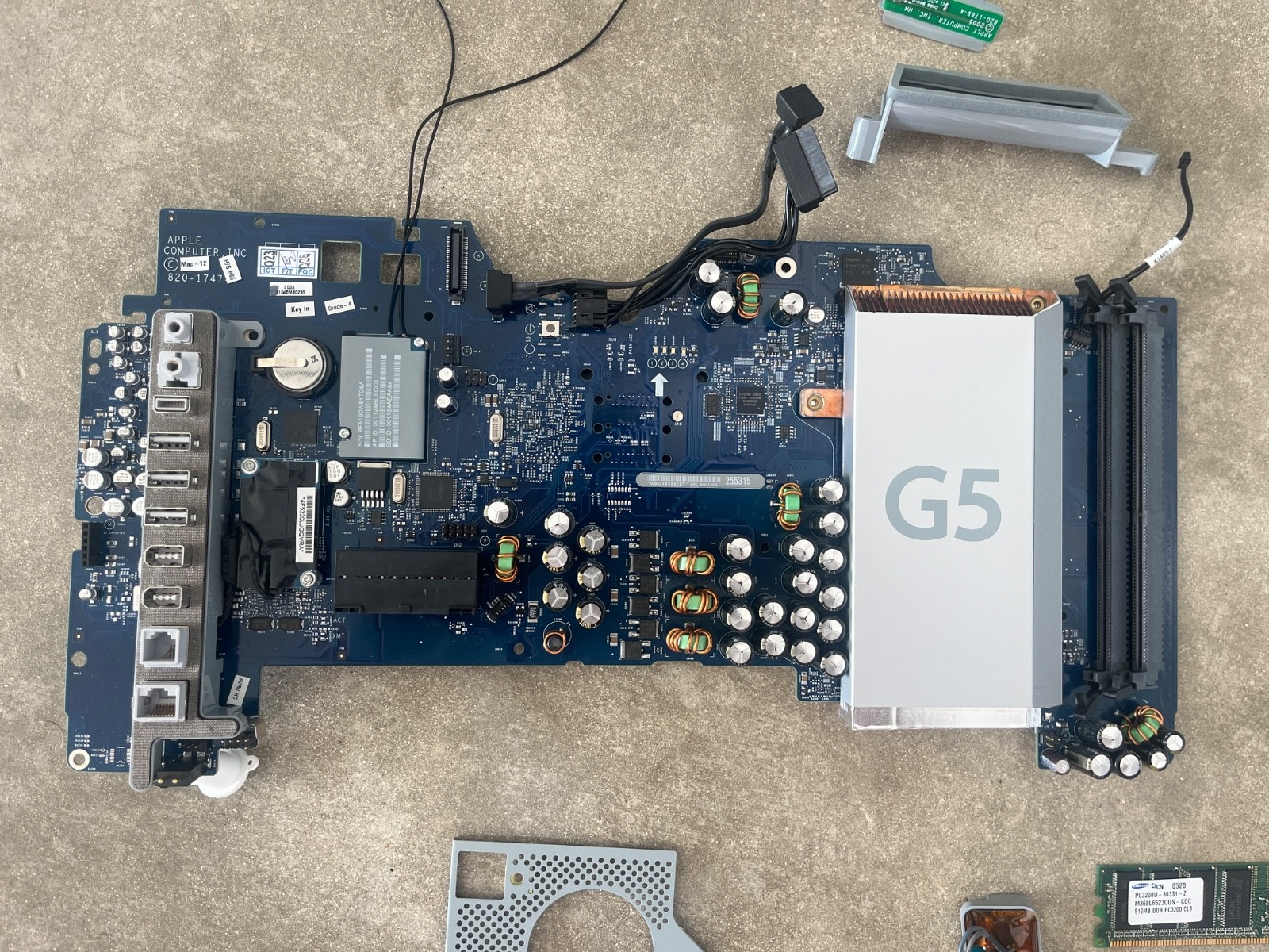 Apple iMac G5 Internals Parts (Logic Board, fans, disc drive, etc) | eBay