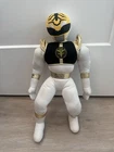 VTG 1994 Electronic Talking MIGHTY MORPHIN POWER RANGER White Tommy Plush Works!